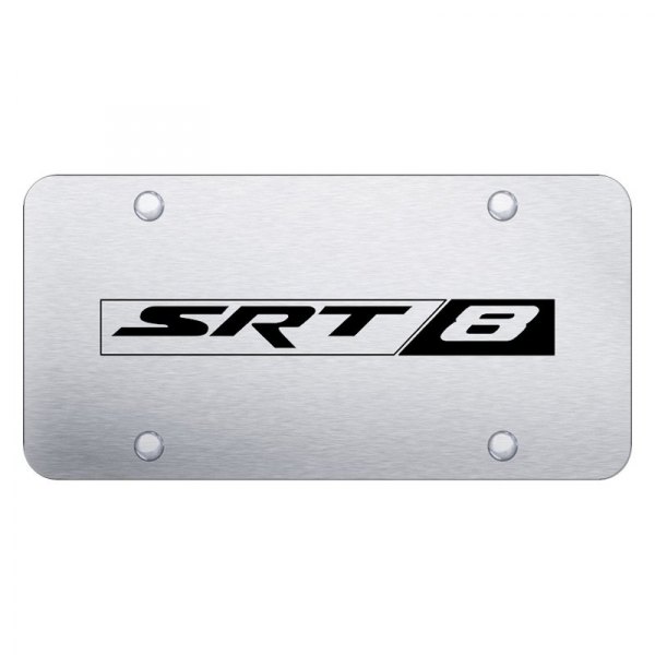 Autogold® - License Plate with Laser Etched SRT-8 Logo