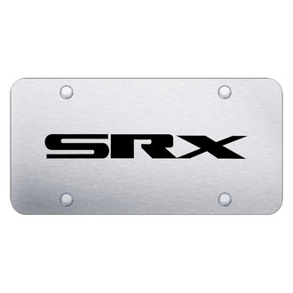 Autogold® - Chrome License Plate with Laser Etched SRX Logo