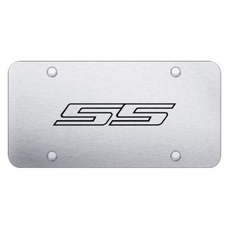 Autogold® - Chrome License Plate with Laser Etched SS Logo