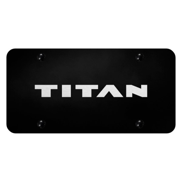 Autogold® - License Plate with Laser Etched Titan Logo