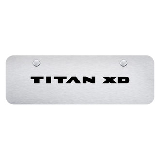Autogold® - Mini Size License Plate with Laser Etched Titan XD Logo