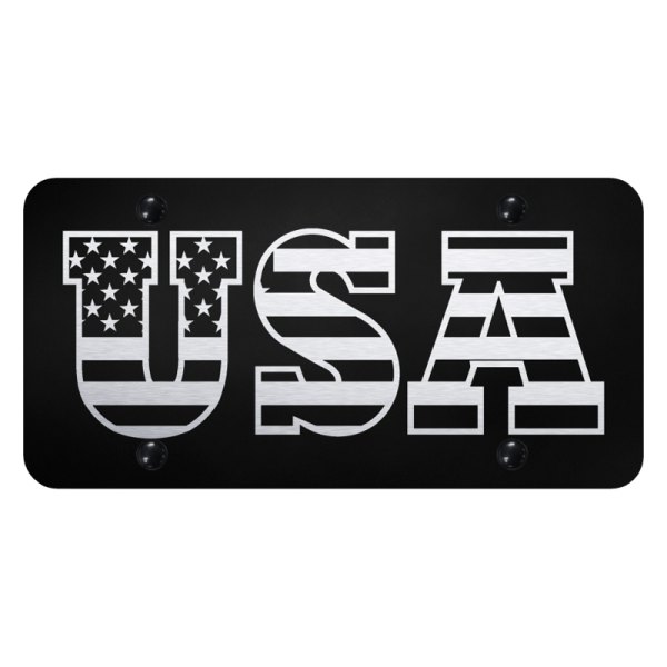 Autogold® - License Plate with Laser Etched USA Logo