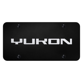Autogold® - License Plate with Laser Etched Yukon Logo