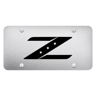 Autogold® - Brushed License Plate with Laser Etched Z Logo