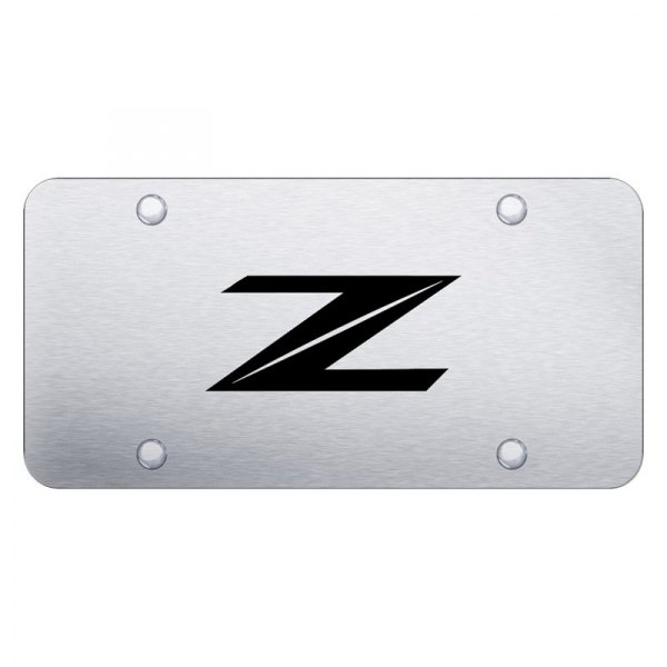 Autogold® - License Plate with Laser Etched Z New Logo