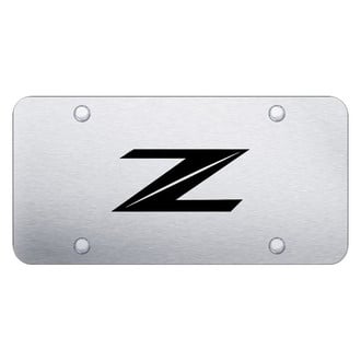 Autogold® - Chrome License Plate with Laser Etched Z New Logo