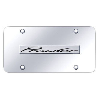 Autogold® - Chrome License Plate with 3D Chrome Prowler Logo