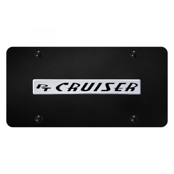 Autogold® - License Plate with 3D PT Cruiser Logo