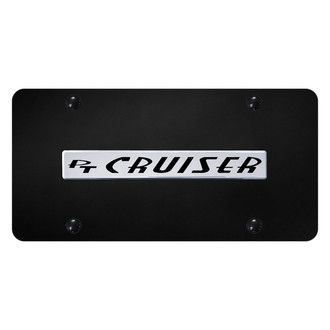 Autogold® - License Plate with 3D PT Cruiser Logo