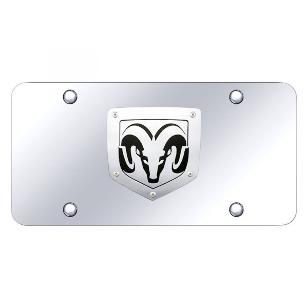Autogold® - License Plate with 3D Ram Emblem