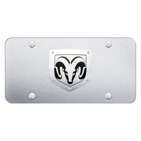 Autogold® - License Plate with 3D Ram Emblem
