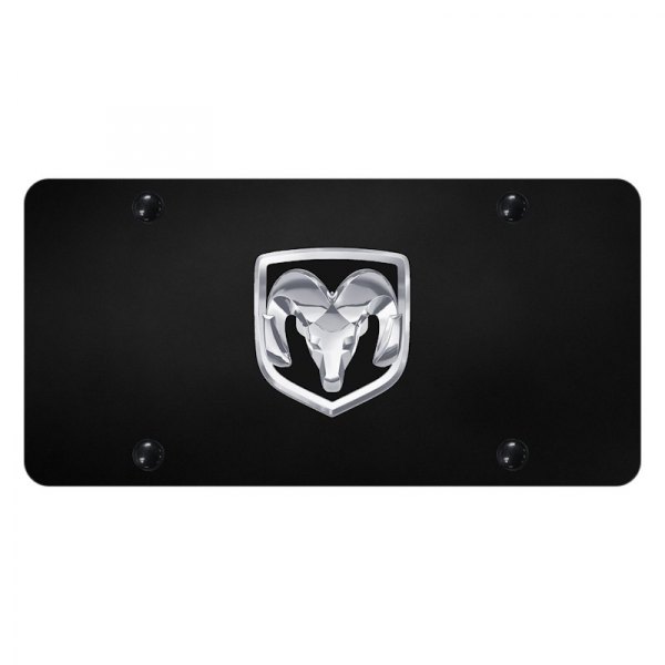 Autogold® - License Plate with 3D Ram OEM Emblem