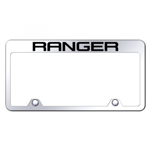 Autogold® - Inverted License Plate Frame with Engraved Ranger Logo