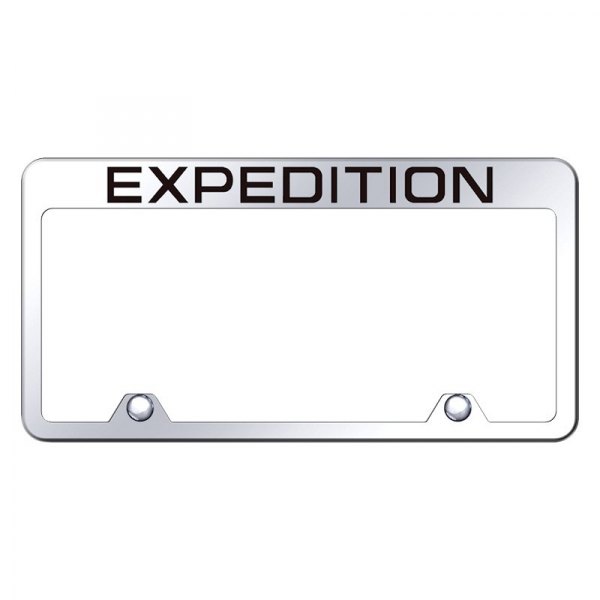 Autogold® - Inverted License Plate Frame with Engraved Expedition Logo