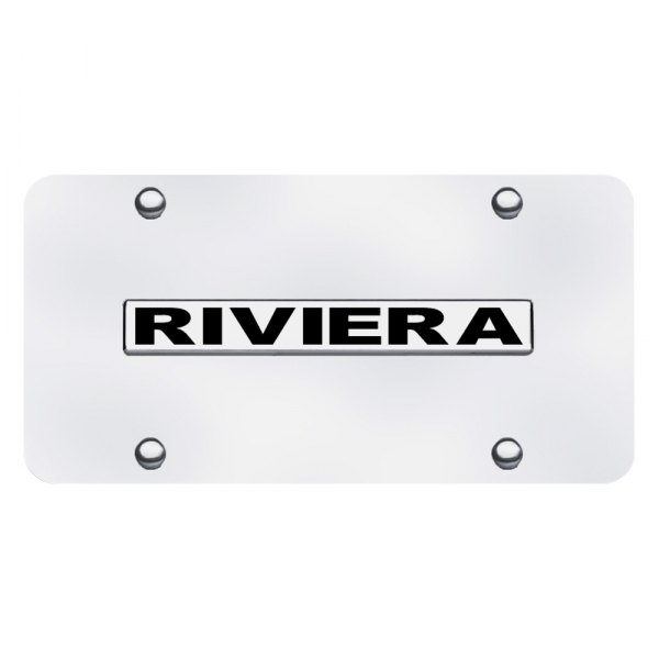 Autogold® - License Plate with 3D Riviera Logo