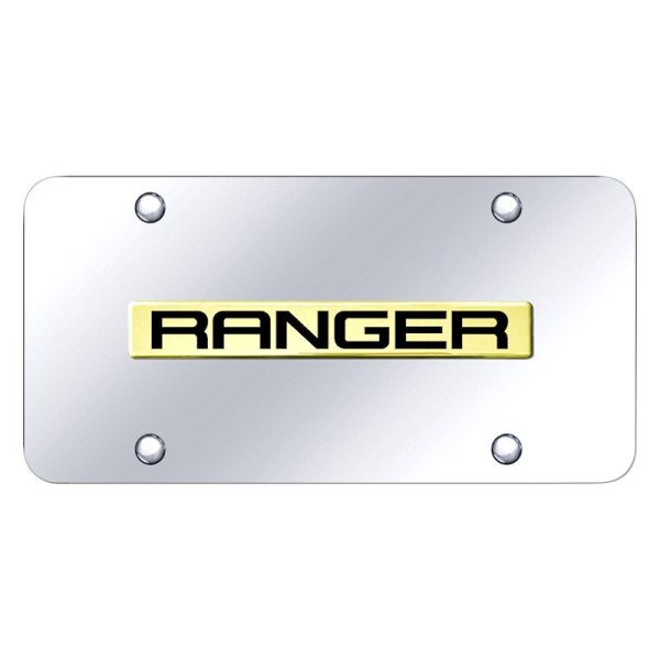 Autogold® - License Plate with 3D Ranger Logo