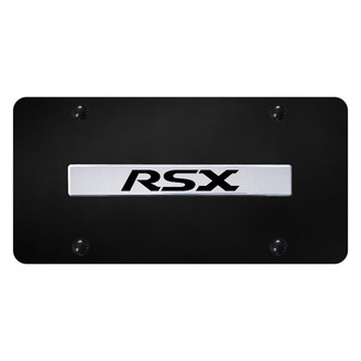 Autogold® - License Plate with 3D Chrome RSX Logo