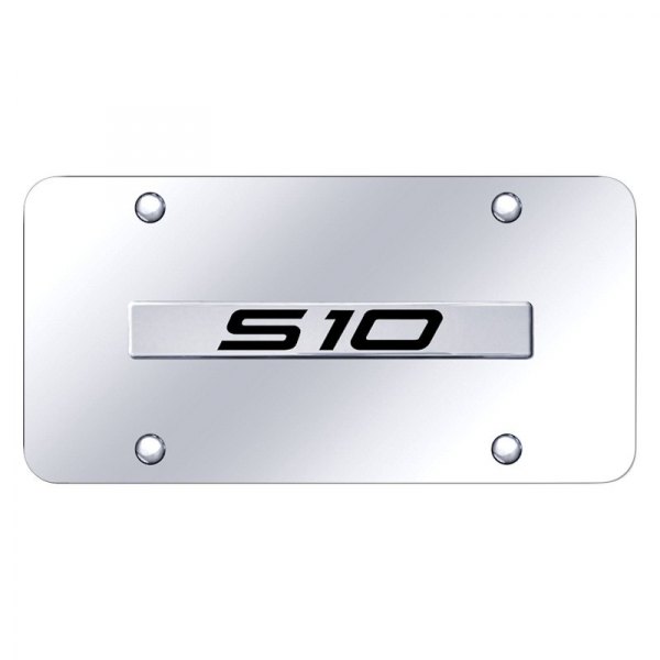 Autogold® - License Plate with 3D S-10 Logo