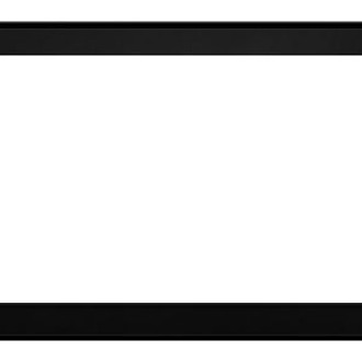 Autogold® - Thin 2-Hole Black Mini Size License Plate Frame