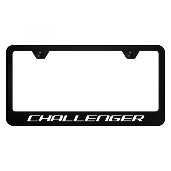 Autogold® - UV Printed License Plate Frame with Challenger Logo