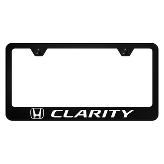 Autogold® - UV Printed Black License Plate Frame with Clarity Logo