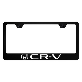 Autogold® - UV Printed Black License Plate Frame with CR-V Logo