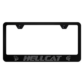 Autogold® - UV Printed License Plate Frame with Hellcat Logo
