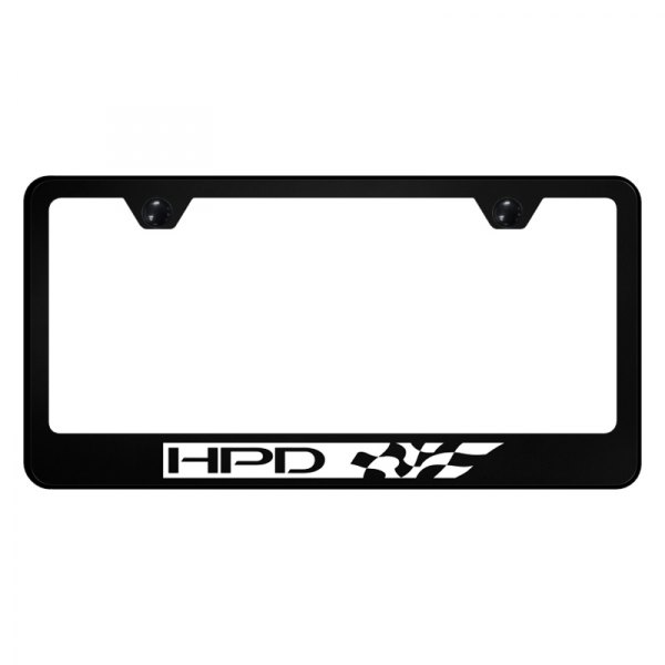 Autogold® - UV Printed License Plate Frame with HPD Logo