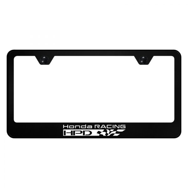 Autogold® - UV Printed License Plate Frame with Honda Racing HPD Logo