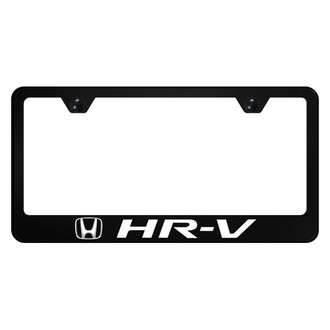 Autogold® - UV Printed Black License Plate Frame with HR-V Logo