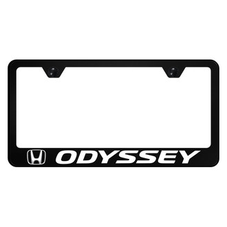 Autogold® - UV Printed Black License Plate Frame with Odyssey Logo