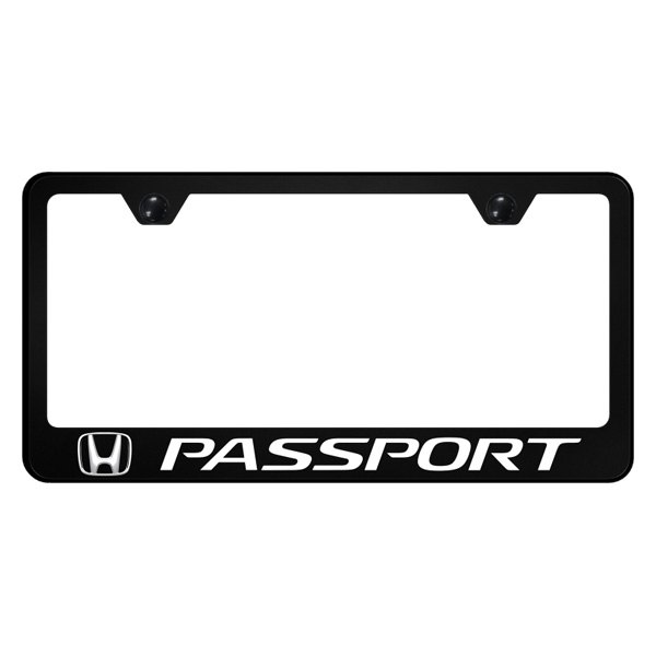 Autogold® - UV Printed License Plate Frame with Passport Logo