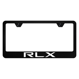 Autogold® - UV Printed Black License Plate Frame with RLX Logo