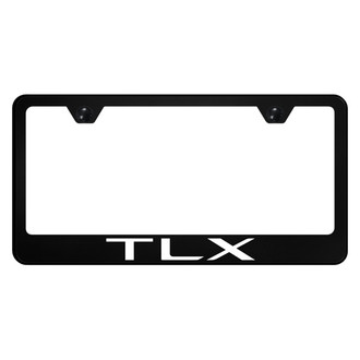 Autogold® - UV Printed Black License Plate Frame with TLX Logo