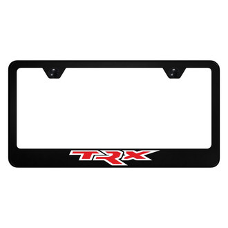 Autogold® - UV Printed Black License Plate Frame with TRX Logo