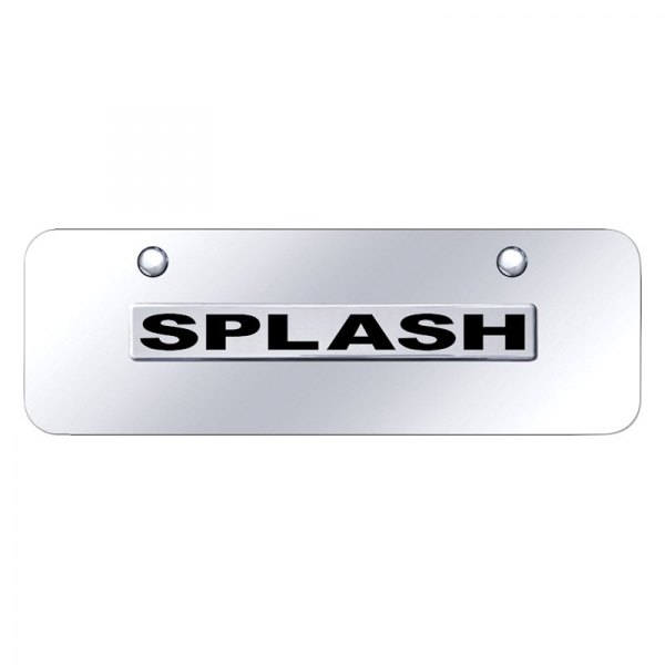 Autogold® - Mini Size License Plate with 3D Splash Logo