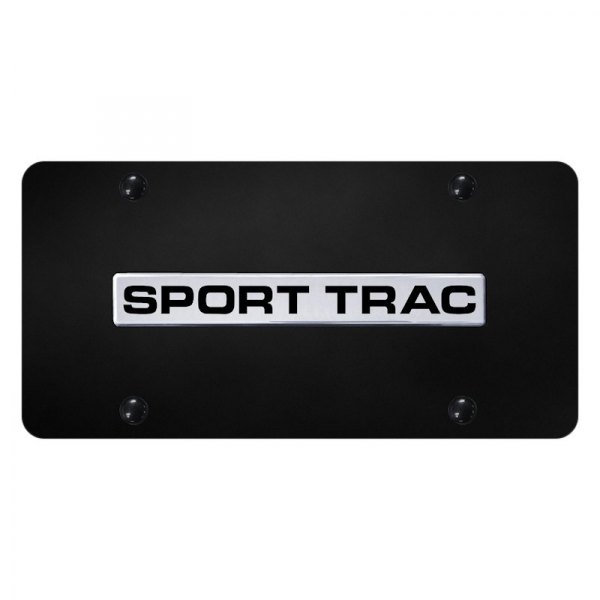 Autogold® - License Plate with 3D Sport Trac Logo
