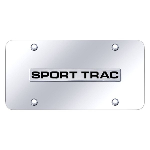 Autogold® - License Plate with 3D Sport Trac Logo