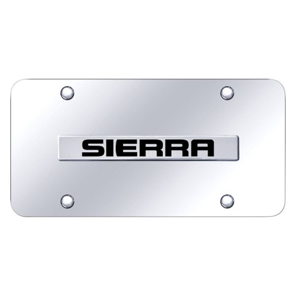 Autogold® - License Plate with 3D Sierra Logo