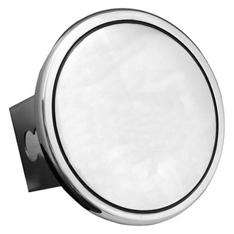 Autogold® - Chrome Blank Circle Hitch Cover for 2" Receivers