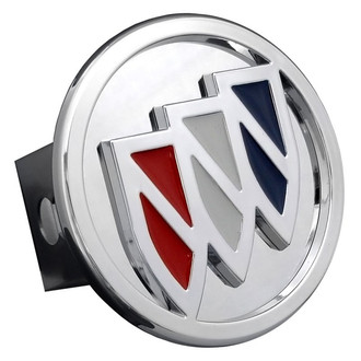 Autogold® - Chrome Hitch Cover with Buick Tri-Color Fill Logo for 2" Receivers