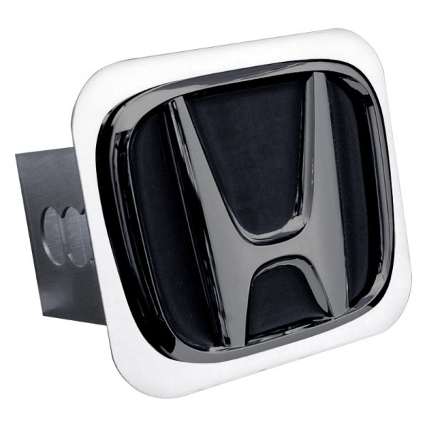 Autogold® - Black Pearl Hitch Cover with Honda Logo