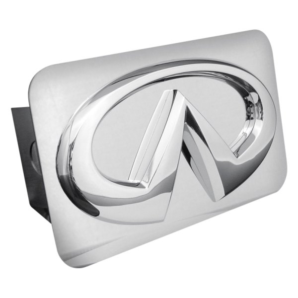 Autogold® - Mirrored Hitch Cover with Chrome Infiniti Logo for 2" Receivers