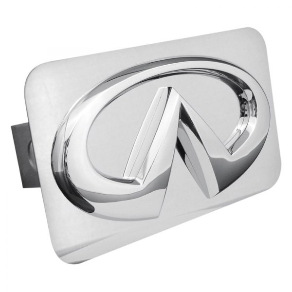 Autogold® - Mirrored Hitch Cover with Chrome Infiniti Logo for 1-1/4" Receivers