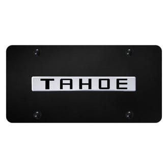 Autogold® - License Plate with 3D Tahoe Logo