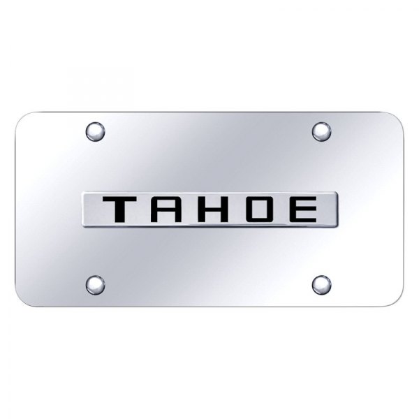 Autogold® - License Plate with 3D Tahoe Logo