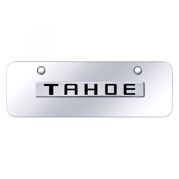 Autogold® - Mini Size License Plate with 3D Tahoe Logo