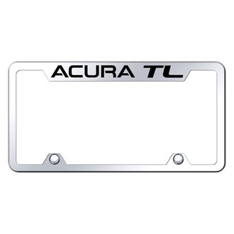 Autogold® - Truck Chrome License Plate Frame with Laser Etched Acura TL Logo