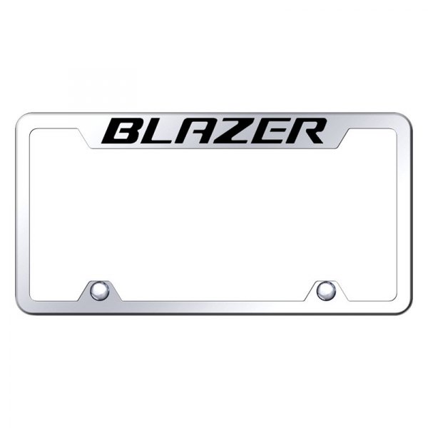 Autogold® - Truck License Plate Frame with Laser Etched Blazer Logo