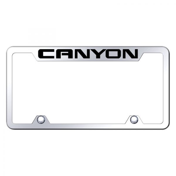 Autogold® - Truck License Plate Frame with Laser Etched Canyon Logo